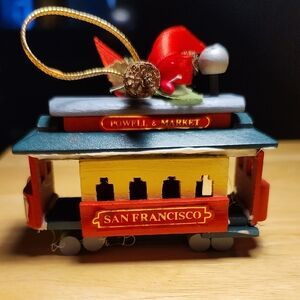 San Francisco Cable Car Ornament